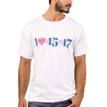 I hjärta 45 och 47 Beachy T-Shirt