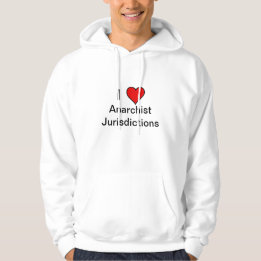 I hjärta Anarkistiska jurisdiktioner Hoodie