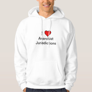 I hjärta Anarkistiska jurisdiktioner Hoodie