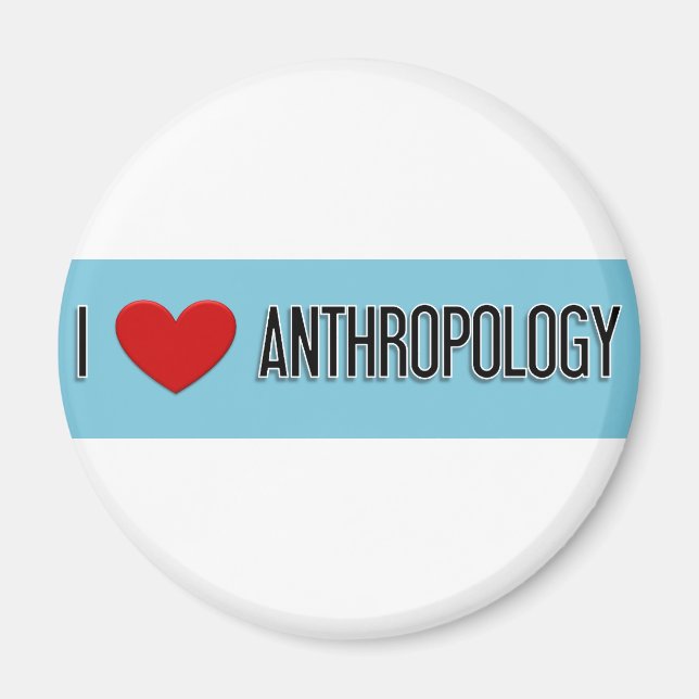 I hjärta Antropologi Magnet (Framsidan)