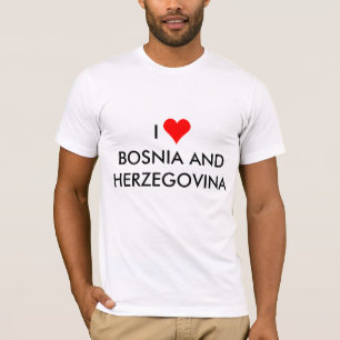 i hjärta bosnia och Hercegovina Tröja