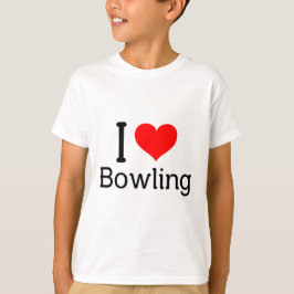 I (hjärta) Bowling T Shirt