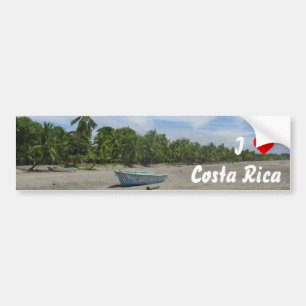 I [hjärta] Costa Rica Bildekal