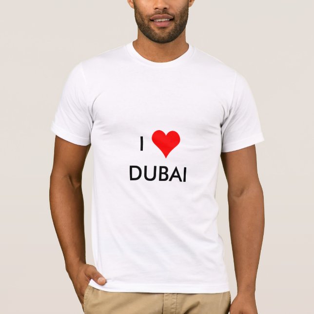 I hjärta dubai t-shirt (Framsida)