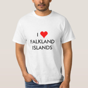 I hjärta falkland Islands Tee Shirt