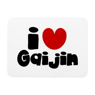 i hjärta Gaijin Magnet