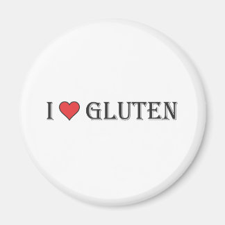 I hjärta Gluten - klar bakgrund Magnet