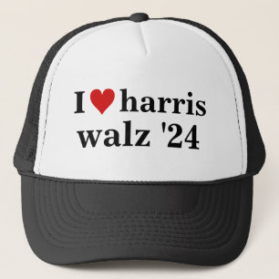 i hjärta harris walz 2024, valpresident keps