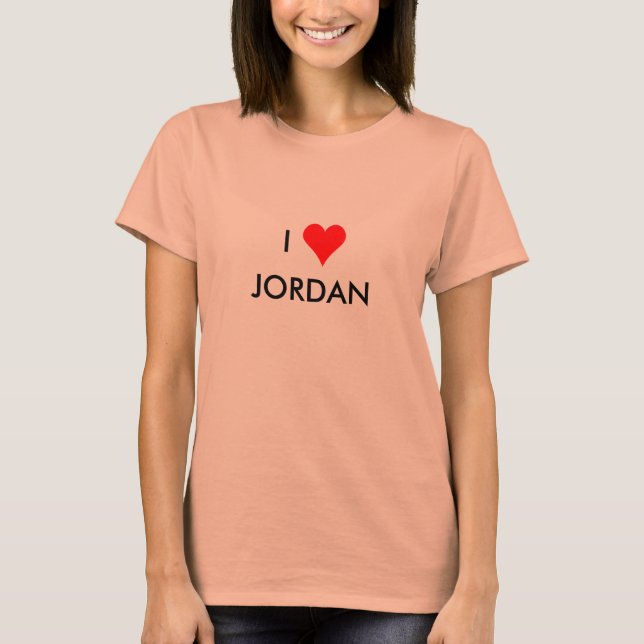 i hjärta Jordan Tee Shirt (Framsida)