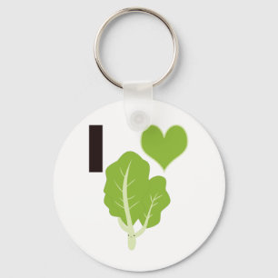 I hjärta Kale Nyckelring