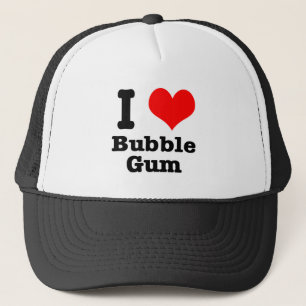 I HJÄRTA (KÄRLEK) bubbelgummi Truckerkeps