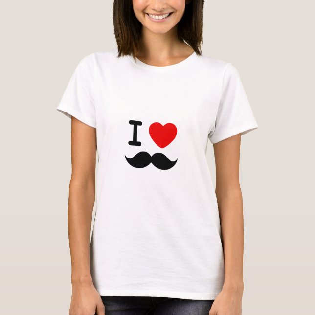I hjärta/Kärlek-kräftdjur/kräftdjur T-shirt (Framsida)