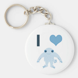 I hjärta (kärlek) Ningen Nyckelring