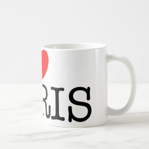 I hjärta (kärlek) Paris Kaffemugg
