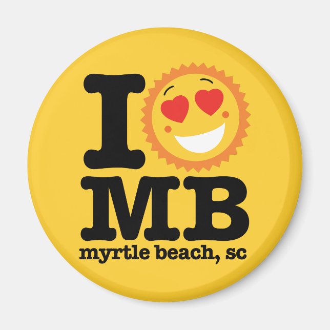 I (hjärta) MB Magnet (Framsidan)