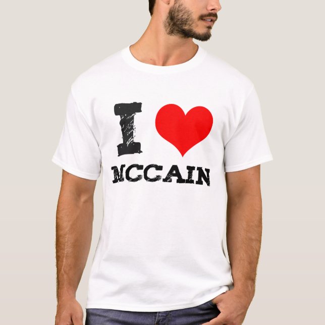 I-Hjärta-Mccain T-shirt (Framsida)