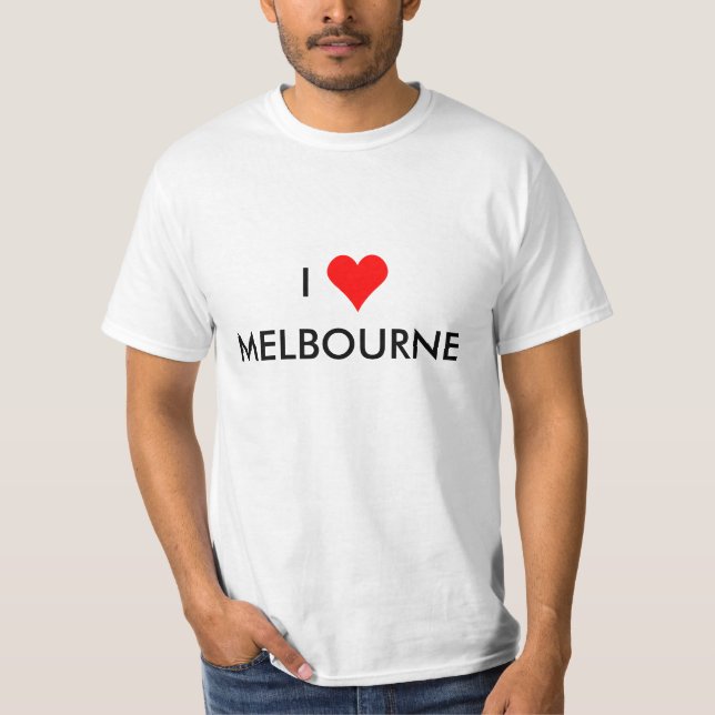 i hjärta melbourne tee shirt (Framsida)
