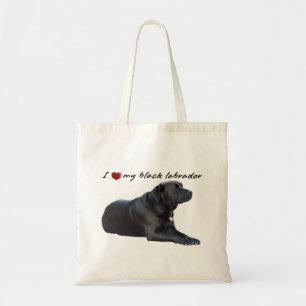 I "hjärta" min Labrador Retriever-ord med foto Tygkasse