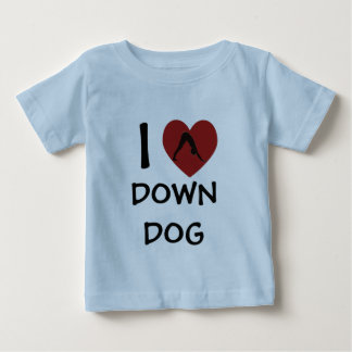 I Hjärta ned Hund - Baby Yoga-kläder T Shirt