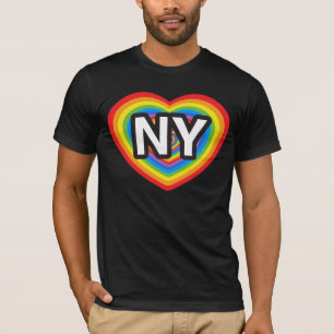 I hjärta NY Tee