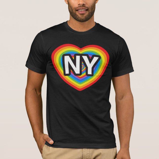 I hjärta NY Tee (Framsida)