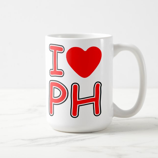 I hjärta PH - Mugg (Höger)