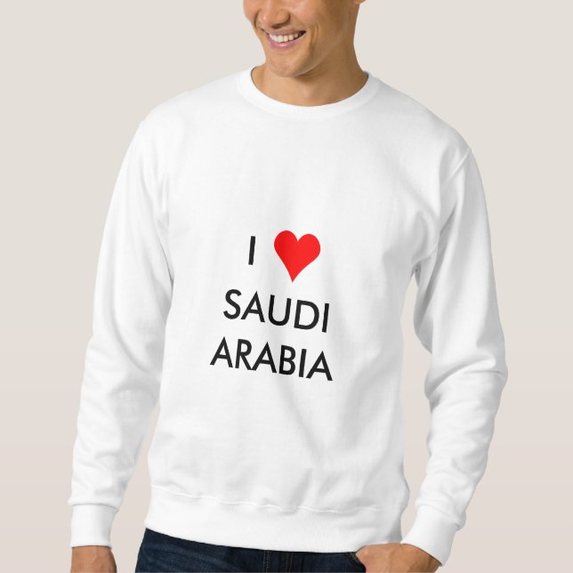 i hjärta saudi arabia långärmad tröja (Framsida)