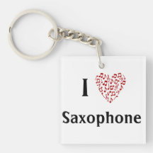 I hjärta Saxophone - Music Instrument