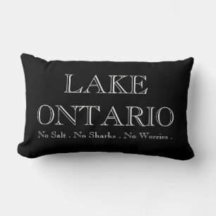 I hjärta SJÖ ONTARIO Lumbarkudde