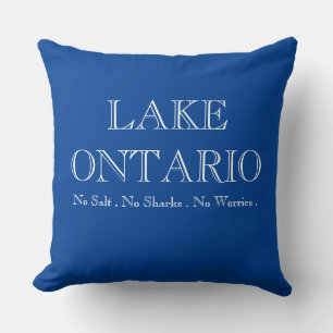 I hjärta SJÖ ONTARIO, Underbar Sjö design Kudde