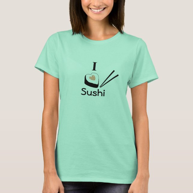 I hjärta Sushi Tee (Framsida)