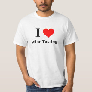 I hjärta Vin Taste T Shirt