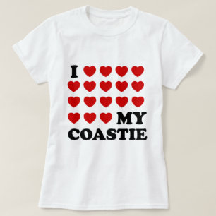 I (hjärtan) min Coastie Tee Shirt