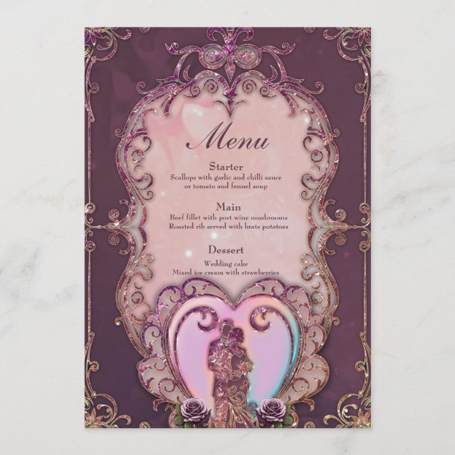 I Hjärtans fäste. Meny (Framsida)