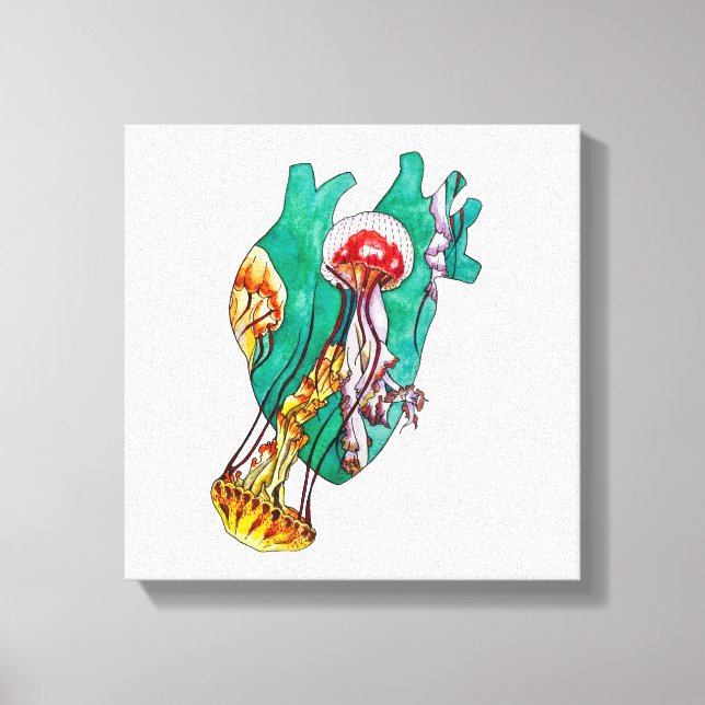 i hjärtat canvastryck (Framsida)