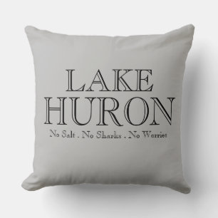 I hjärtat SJÖ HURON, Underbar Sjö-design Kudde