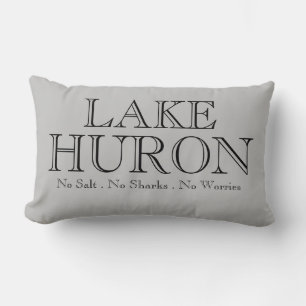 I hjärtat SJÖ HURON, Underbar Sjö-design Lumbarkudde