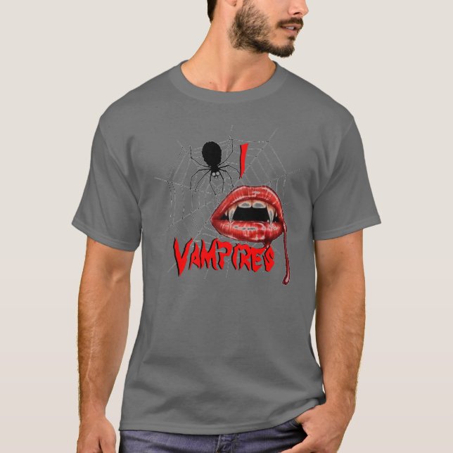 I Hjärtat Vapires Tee Shirt (Framsida)