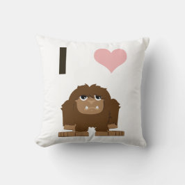 I hjärtbigfot kudde