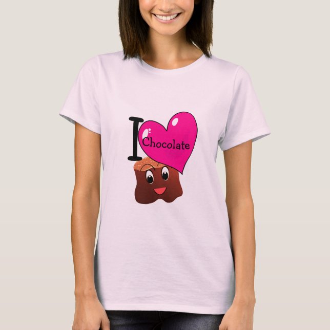 I Hjärtfärgat Tee Shirt (Framsida)