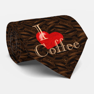 I Hjärtkaffe Slips