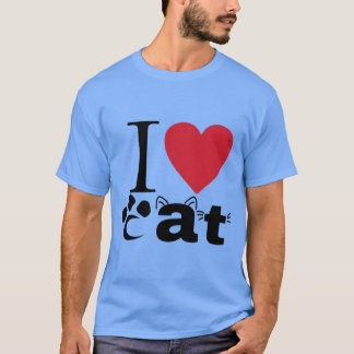 I hjärtkatt t shirt
