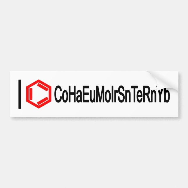 I hjärtkemi bildekal (Framsidan)