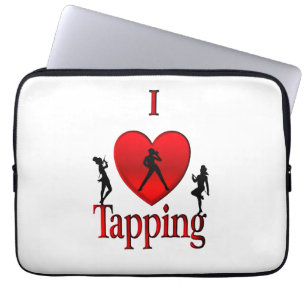 I Hjärtknapp Laptop Fodral