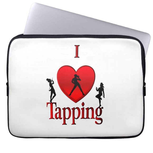 I Hjärtknapp Laptop Fodral (Framsidan)