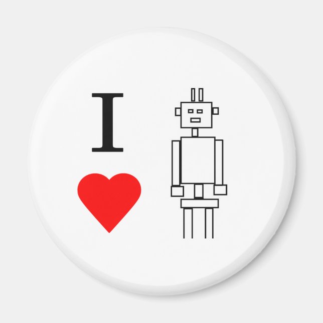 i hjärtrobotar magnet (Framsidan)