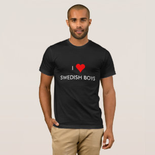 i hjärtsvettningspojkar t-shirt
