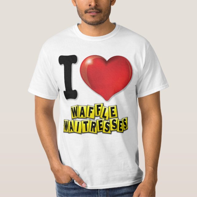 I Hjärtvåfflor T Shirt (Framsida)