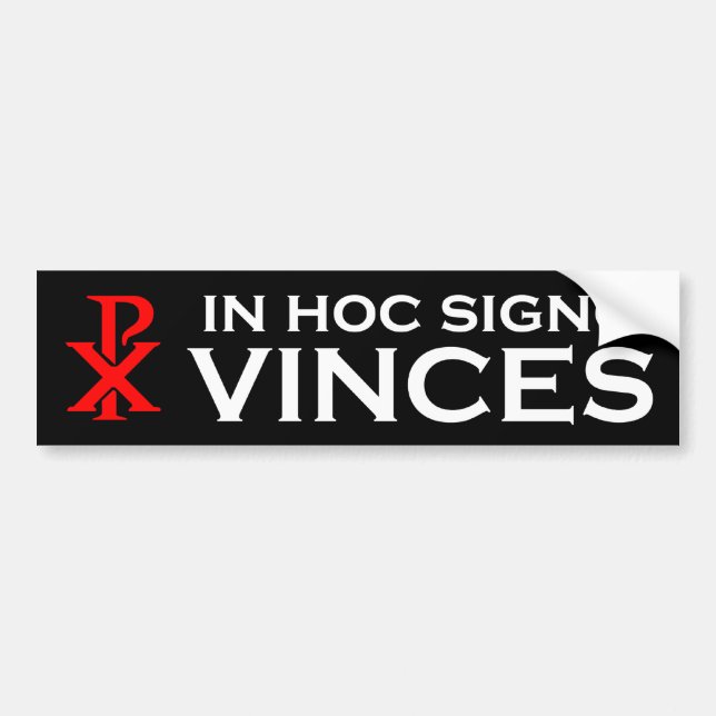 I Hoc Signo Vinces Bildekal (Framsidan)