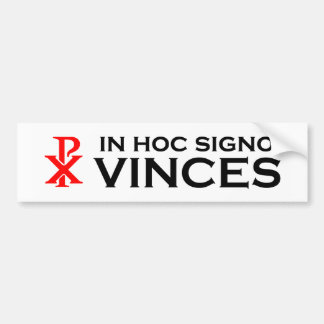 I Hoc Signo Vinces Bildekal